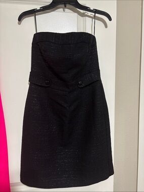 Trina Turk Black Strapless Mini Dress